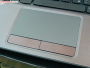 The touchpad with its effective keys...