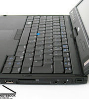 Being a convertible the Dell XT has a fully-fledged standard keyboard,...