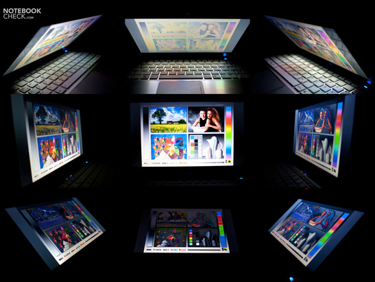 Asus Eee PC 1018P netbook's viewing angles