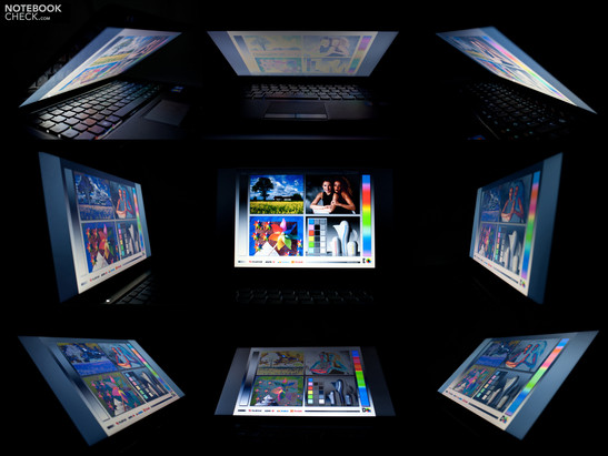 Viewing angles: Lenovo IdeaPad U260 subnotebook Viewing angles: Lenovo IdeaPad U260 subnotebook
