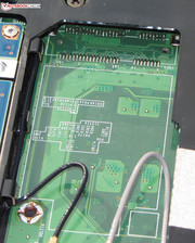 There is an expansion slot for an SSD or 3G/4G modem, although it is unoccupied.