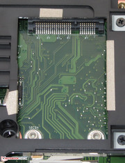 Acer equipped the Aspire with an mSATA slot.