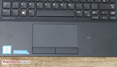 Touchpad with dedicated keys