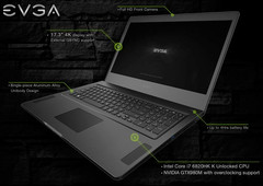 EVGA SC17 4K-ready gaming laptop with i7 6820HK and GeForce GTX 980M