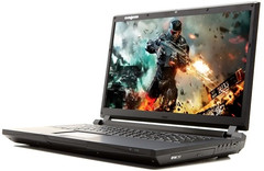 Eurocom X5 notebook with Intel Core i7 and NVIDIA GeForce or Quadro dedicated graphics adapter