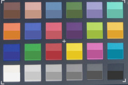 ColorChecker PassPort: The actual colors are displayed in the lower half of each patch.