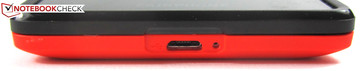 Lower edge: Micro-USB 2.0 port