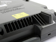 The air vent for the cooling system seems archaic given that this is not a powerful machine.