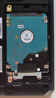 The hard drive is quick to replace.