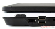 Three USB 2.0 ports are on the laptop's right.