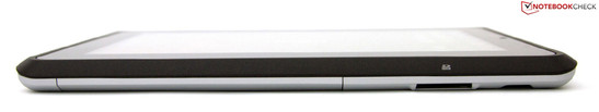 Top: Card reader, fingerprint sensor Top: Card reader, fingerprint sensor
