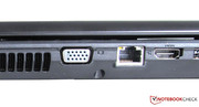The RJ45 socket is only compatible with Fast Ethernet