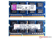 The two RAM modules, which were included with the special offer The two RAM modules, which were included with the special offer