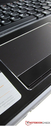 Relatively big touchpad Relatively big touchpad