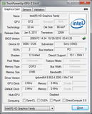 System info GPUZ Intel