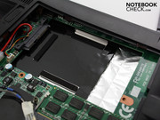 The same applies to the hard disk in a standard 2.5 inch size.
