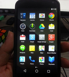 Google Nexus 4 loaded with Android L unofficial update