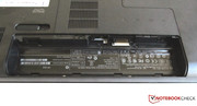 The battery slot The battery slot
