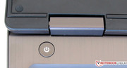 HP ProBook's power button. HP ProBook's power button.