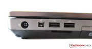 FireWire and 2 USB ports are located on the case's left. FireWire and 2 USB ports are located on the case's left.