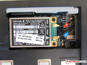WWAN module for 3G connections. WWAN module for 3G connections.
