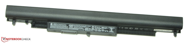 The battery has a capacity of 41 Wh.