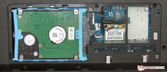The computer also offers an unoccupied mSATA slot.