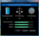 HP Power Manager: three predefined power plans for the HP 635 HP Power Manager: three predefined power plans for the HP 635
