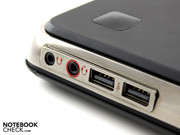 A microphone can also be connected to the red audio port (or a headphone). A microphone can also be connected to the red audio port (or a headphone).