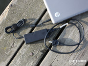 This is taken care of by the 344 g, 90 Watt mains adaptor This is taken care of by the 344 g, 90 Watt mains adaptor