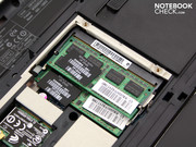 The DDR3 memory consists of two modules of 2,048 MB. The DDR3 memory consists of two modules of 2,048 MB.
