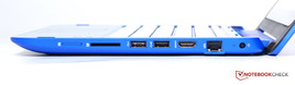 HP Stream 11 X360 right ports