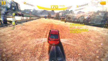 Very smooth and short loading times: "Asphalt 8: Airborne"...