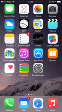 iOS 8 did not really change visually.