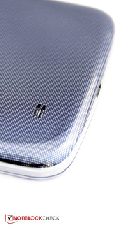 The new phablet looks a lot like the Galaxy S4 - down to the case.