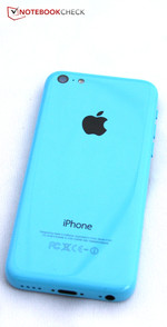 Now available with a colorful plastic case: One of Apple's two new iPhone variants, the iPhone 5c.