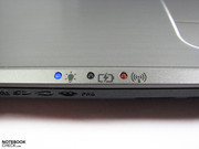 Subtle status LEDs. Subtle status LEDs.