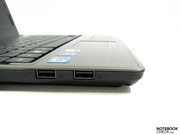 Both USB 2.0 port are obstructive with connected peripherals... Both USB 2.0 port are obstructive with connected peripherals...