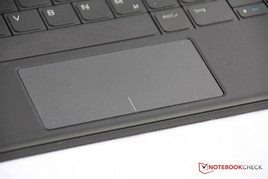 ... as well as the touchpad integrated into the keyboard cover.