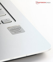 An Intel Celeron SoC powers our review sample.