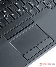 Naturally, a touchpad is also integrated.