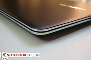 Notebook edges are lined with chrome