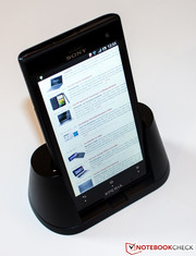 with the included docking station. with the included docking station.