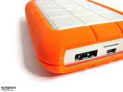 …but with different interfaces. eSATA and USB 2.0 are found on it. …but with different interfaces. eSATA and USB 2.0 are found on it.