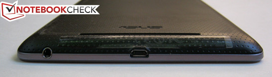 Bottom: 3.5 mm audio, 1x micro-USB