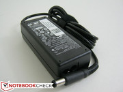 Small (10.5 cm x 2.5 cm x 4.5 cm) AC adapter provides 19.5 Volts