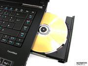 Despite the optical drive, the 8472TG weighs only 2.2 kg