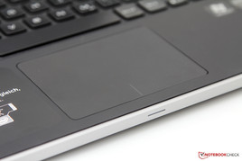 Generous touchpad with gesture support