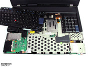 ...two further RAM slots are below the keyboard ...two further RAM slots are below the keyboard