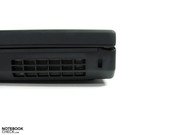The Kensington Lock offers the opportunity to chain up the W701 The Kensington Lock offers the opportunity to chain up the W701